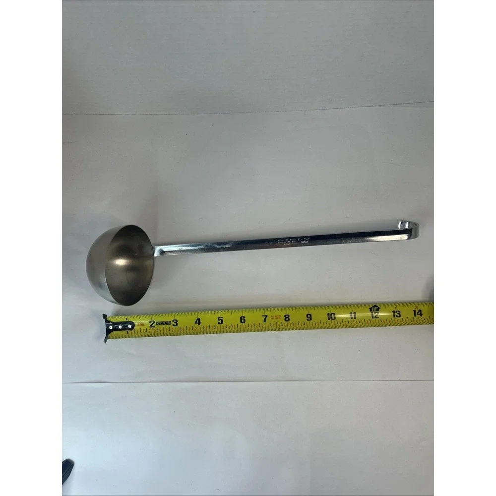Vintage Vollrath  Soup Water Ladle Kitchen Utensil 6 oz., Stainless Steel 58460